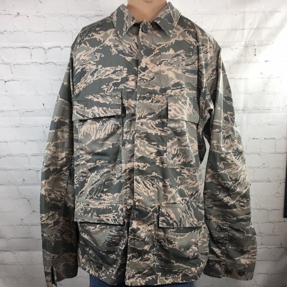 Men’s Honeywell First Responder Shirt Size 42R Green Tiger‎ Stripe Camo